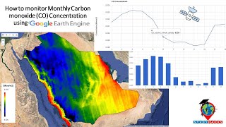 Air Quality How to monitor Monthly Carbon monoxide CO Concentration using Google Earth Engine [upl. by Jyoti951]