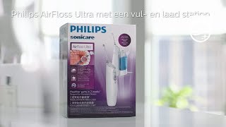 Philips Sonicare AirFloss Ultra met vul en oplaadstation – NL [upl. by Prudhoe140]