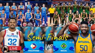 🔴LIVE NOW Gilas Pilipinas Vs Brazil Live Game Today July 62024  SemiFinals [upl. by Larrabee499]