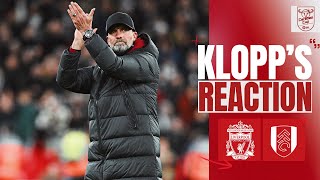 Nunez impact Fulham comeback amp Carabao Cup semifinal  Klopps reaction  Liverpool 21 Fulham [upl. by Pelson]