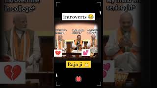 Introverts and extroverts introvert extrovert funny modi shorts [upl. by Wilber]