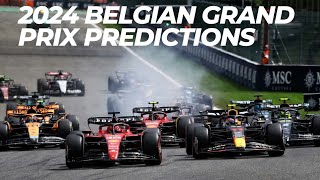 2024 Belgian Grand Prix Predictions [upl. by Ailgna]