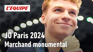 JO Paris 2024  Marchand champion olympique au 200m 4 nages  sa médaille dor la plus incroyable [upl. by Abebi]