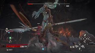 CODE VEIN NG Invading Executioner Boss Fight [upl. by Oesile]