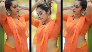 Tamil Serial Actress Shruthika Saree Iduppu Show [upl. by Manton]