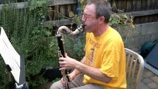 Prelude from Bach Cello Suite No 3  So you want to be a Bass Clarinet player [upl. by Atirak]