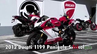 PreOwned 2012 Ducati 1199 Panigale S Tricolore at Euro Cycles of Tampa Bay [upl. by Niroht424]