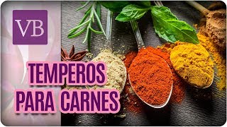 Temperos e Especiarias Para Carnes  Você Bonita 220917 [upl. by Llemhar]