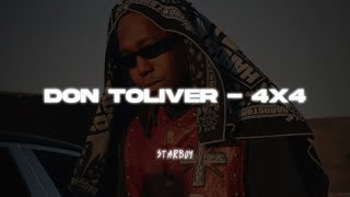 Don Toliver  4X4 SUBTITULADO AL ESPAÑOLLETRA AL ESPAÑOL [upl. by Ellehcram]