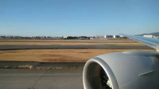 GE90115B Engine StartOsaka Airport [upl. by Htidirem]