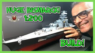 HUGE 1200 scale BISMARCK agoramodels battleship [upl. by Anor419]