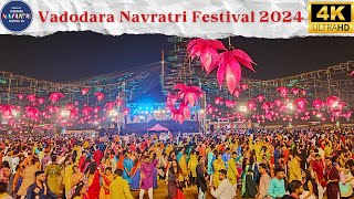 Vadodara Navlakhi Garba 2024  Vadodara Navratri Festival 2024  Vadodara Garba 2024 [upl. by Asin]