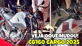 O QUE MUDOU NA CG160 CARGO 2025 😱 HONDA ERROU [upl. by Yram984]