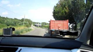 Driving from Viterbo to Soriano nel Cimino Italy [upl. by Ayahsey]