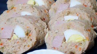 Embutido Recipe  Pinoy Style Meat Loaf [upl. by Arah461]