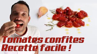 Comment réaliser des tomates confites très facilement  recette dAlain Ducasse [upl. by Cirek]