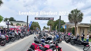 Leesburg Bikefest 2023 Day 2 Main Street TURNS IT UP [upl. by Lenoel]