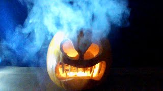 How to Make a Smoking Pumpkin  Halloween Jack o Lantern [upl. by Natala]