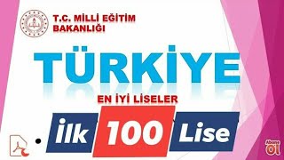 Türkiyenin En İyi Liseleri  LGS 2020ye Doğru [upl. by Adrianne]