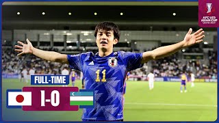 AFCU23  Japan 1  0 Uzbekistan [upl. by Grani895]