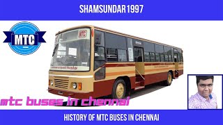 History Of MTC Buses In Chennai [upl. by Afrikah]