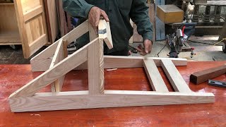 Creative Ideas And Ways To Recycle And Reuse A Wooden Pallet  How To Build Smart Ladder Chair DIY [upl. by Ayat966]