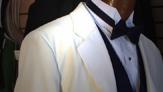 The Proper Wear of a Wing Tip Tuxedo Shirt  Tuxedos [upl. by Hnahc]