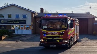 Merseyside Fire amp Rescue Service  Crosby Rescue Pump Turnout [upl. by Llekcm]