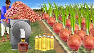 Onion Farmer Homemade Onion Hair Oil Fast Hair Growth Oil Hindi Kahani Moral Stories Comedy Video [upl. by Kassel]