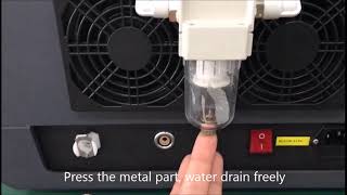 shockwave therapy machine filter drain water [upl. by Abocaj]