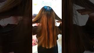 Hair straight and streaking youtubeshort shortvideo trendingshorts [upl. by Reerg]