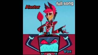 Hazbin hotel Vox vs Alastor full song stayed gone hazbinhotel Alastor vox [upl. by Enrol]