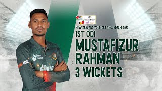 Mustafizur Rahmans 3 Wickets Against New Zealand  1st ODI  New Zealand tour of Bangladesh 2023 [upl. by Attelahs81]