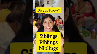 Lesser Known Family Relationships in English Offspring Siblings amp More ytshortsindia ytshorts [upl. by Acirretal]