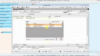 How to make a receipt entry for Qatar Operations IT019 [upl. by Kreiker]