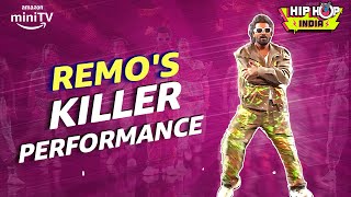 Remo DSouzas Incredible Dance Performance🔥  Nora Fatehi Raftaar  Hip Hop India amazonminitv [upl. by Nyved24]