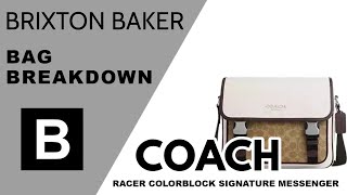 Coach Racer Colorblock Signature Messenger [upl. by Notnad282]