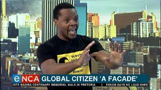 Mcebo Dlamini Global Citizen is a facade [upl. by Edurtreg]