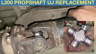 Mitsubushi L200 Propshaft UJ replacement [upl. by Acima]