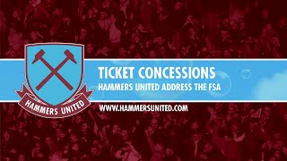 Hammers United Address the FSA  Concessions Disgrace at West Ham United [upl. by Abel]