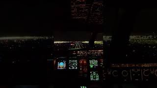 Night landing at Chicago O‘Hare KORD 10C  Airbus A340300 Cockpit view YouTubeHighFive [upl. by Ateloiv555]