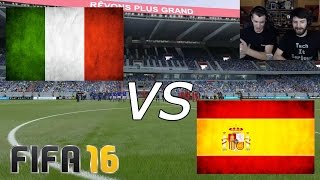 Italy vs Spain  EURO 2016  27616  FIFA 16 [upl. by Jun]