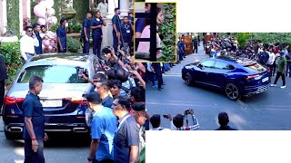 Ambanis GRAND WELCOME For Akash Ambani Newborn Daughter At Wife Shloka Mehta House [upl. by Fortuna477]