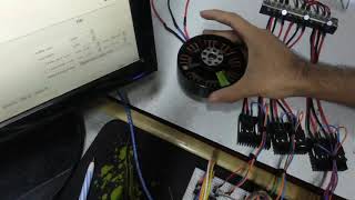 BLDC Motor Driver Test  Open Loop vs Close Loop [upl. by Noitsuj]