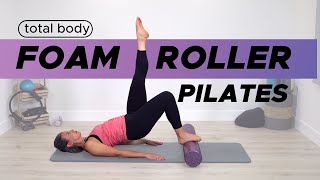 Foam Roller Pilates Workout  Intermediate Mat Pilates [upl. by Euginom]