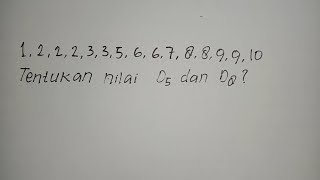 Desil Data Tunggal  matematika sma [upl. by Ivan]