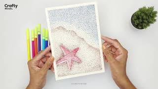 How to Draw Stippling Art with Sketch Pen A StepByStep Guide [upl. by Arriat]