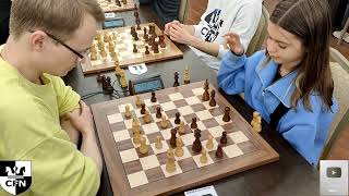 S Fomkin 1472 vs Pinkamena 1455 Chess Fight Night CFN Rapid [upl. by Sillert]