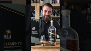 🥃 Ochutnávka whisky MampH Elements Peated [upl. by Relyk674]