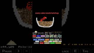 🍫🍰 CHOCOLATE CAKE tutorial sandboxels browsergame [upl. by Abroms]